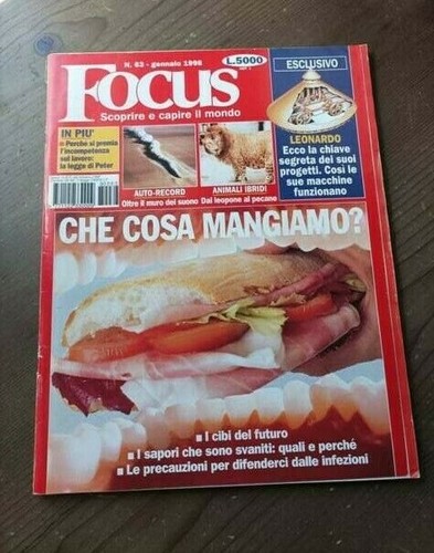 Rivista focus 63 gennaio - rivista, n.63