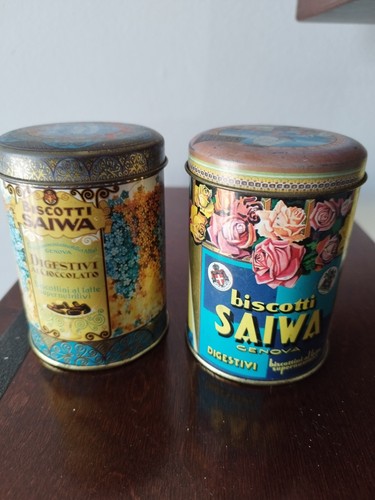 Coppia scatole saiwa - in, latta
