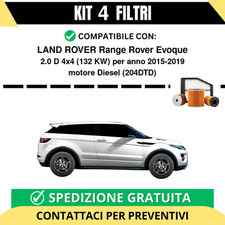 Kit 4 Filtri Tagliando per