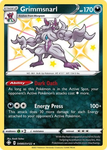 Grimmsnarl sv085 sv122 - -,