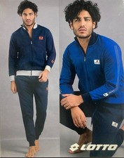 TUTA UOMO LOTTO FELPATA CON