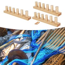 2 pezzi Telaio per tessitura Coperta Maglia A mano Uncinetto Telaio in legno Fai