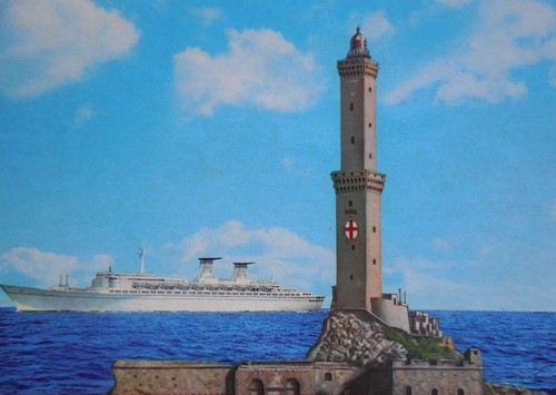 Cartolina nave crociera - da,