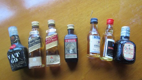 Whisky miniature vintage - miniature,