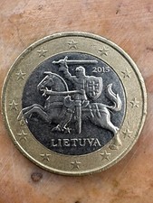 Moneta da 1 euro Lietuva 2015