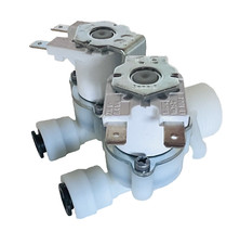 Elettrovalvola nylon 2 Vie 180° IN 3/4"M OUT Doppio JG 8 mm 220V AC Osmosi RPE