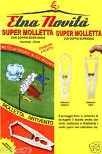 SUPER MOLLETTE ANTIVENTO DOPPIO SERRAGGIO NORMALE FORTE LENZUOLA BUCATO PANNI 