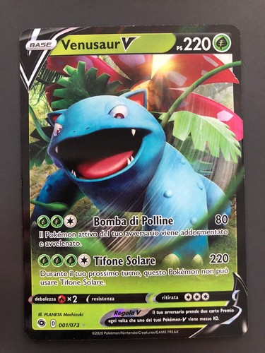 Pokemon carta venusaur v - pokemon,