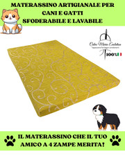 (SCEGLI TU IL TESSUTO)CUCCIA LETTO PER CANI E GATTI /CUSCINO MATERASSINO 