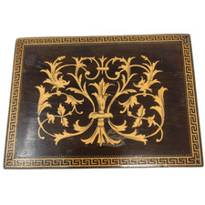 Italian vintage wood Inlay