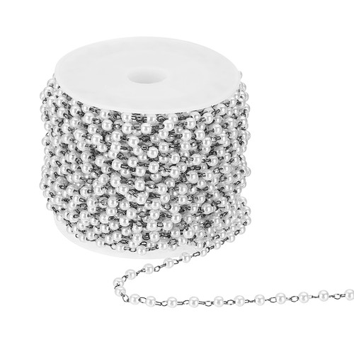 Collana perle finte piedi - collana,