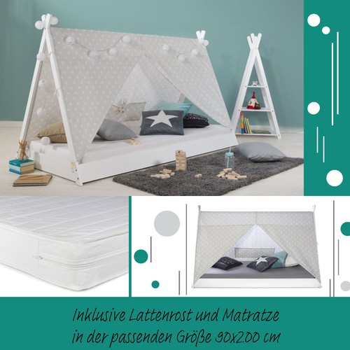 Lettino 90x200 con materasso