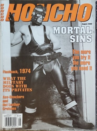 Honcho magazine august 2000 - magazine,