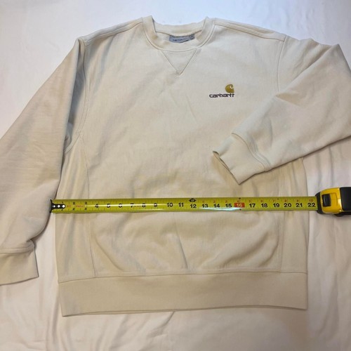 Felpa uomo carhartt panna - panna, e