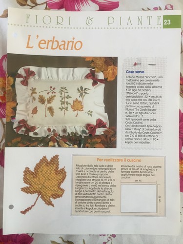 Schema punto croce ricamo - punto,
