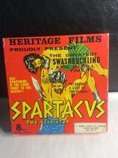Mulinello film Super8 vintage anni 60 Il classico Spartaco il gladiatore