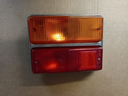 Fiat 124 fanale - bn, posteriore