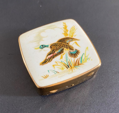 Travel ashtray portable brass - ashtray,