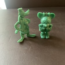 TIDE DISNEY PIPPO E MINNIE FABIAN PLASTICA FIGURINE   PLASTICA DURA 1964