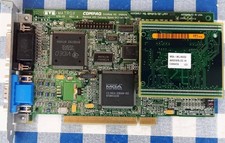 Scheda video VGA Matrox PCI 2 MB VINTAGE 576-05 Rev B Compaq 243136-001 MXB94A