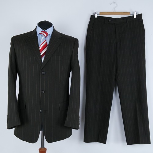 Mens striped suit 42r - suit, size