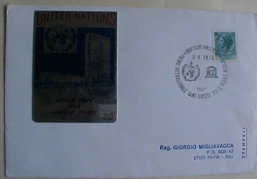 Italia targa metallo cachet - italia,