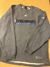 Minesota Timberwolves sweatshirt hoodie felpa nba vintage grey nbafusion