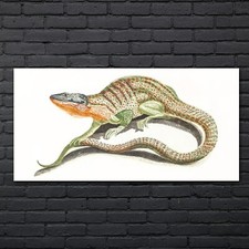 Gemälde Tier Eidechse Kunst