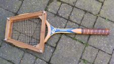 RACCHETTA DA TENNIS VINTAGE IN LEGNO MARCA GS MODELLO BERTOLUCCI + PRESSA