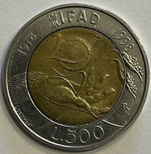 Moneta 500 lire IFAD
