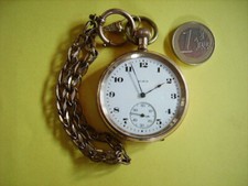 ELGIN Orologio da Tasca meccanico pocket watch +CATENA NON FUNZIONA