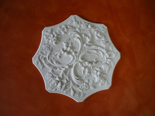 Rosoni gesso bianco per - rosoni,