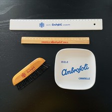 ? Caramelle Miele AMBROSOLI 4 oggetti pubblicitari anni 60 carosello ? GRATIS