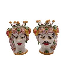 Testa di moro fatto a mano in