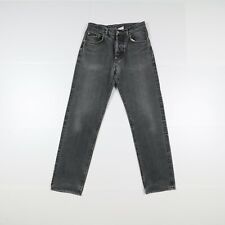 Calvin Klein Usato (Cod.F3014) W32 Jeans Vita Alta Uomo Nero 