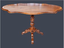 TAVOLINO A VELA IN NOCE LUIGI