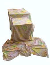 INTAIR LUSSUOSO tessuto stoffa scampolo tenda HAND PRINT VINTAGE 160x326 RARITA'