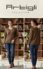 MAGLIA SCOLLO V con BORDI