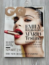 British GQ Sep 2015 Emily Ratajkowski Mario Testino Cover