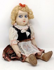 Antica Bambola in Panno / Anni '30s / Giocattolo da Museo / Come da Foto