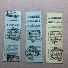 M) Intero postale n. 3