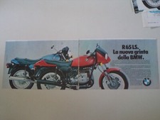 advertising Pubblicità 1982 MOTO BMW R65 R 65 LS