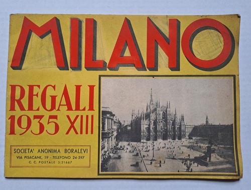 Boralevi milano regali 1935 - boralevi,