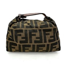 FENDI Zucca Marrone Mini Marsupio Nylon Autentico F05-0224