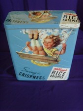 Grande scatola moderna riproduzione KELLOGG'S RICE KRISPIES. Misure 26,5x23x10