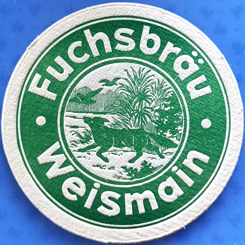 Alter bierdeckel fuchsbräu - alter,