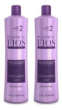 Alisador de cabelo brasileiro queratina Cadiveu Plastica dos Fios 2uni de 1 lts