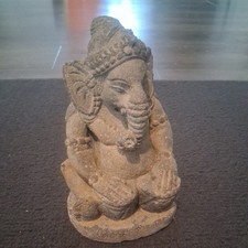 Vintage Hand Carved Stone