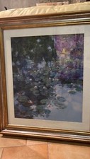 Angiolo volpe ninfee olio - volpe,,