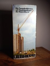 Gescha Liebherr -  Gru da costruzione scala 1:50 con scatola originale Art. 283